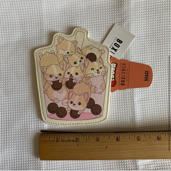 Boxlunch Corgi Boba Cardholder - Picture 3 of 5